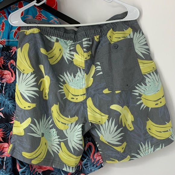 Lot of 3 Original Use George Mens Beach Lounge Shorts M 5019 Elastic Drawstring - Picture 5 of 14